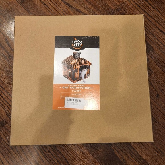 Basic Haunted House Cat Scratcher - Hyde & EEK! Boutique Halloween Theme/Decor - Picture 4 of 4